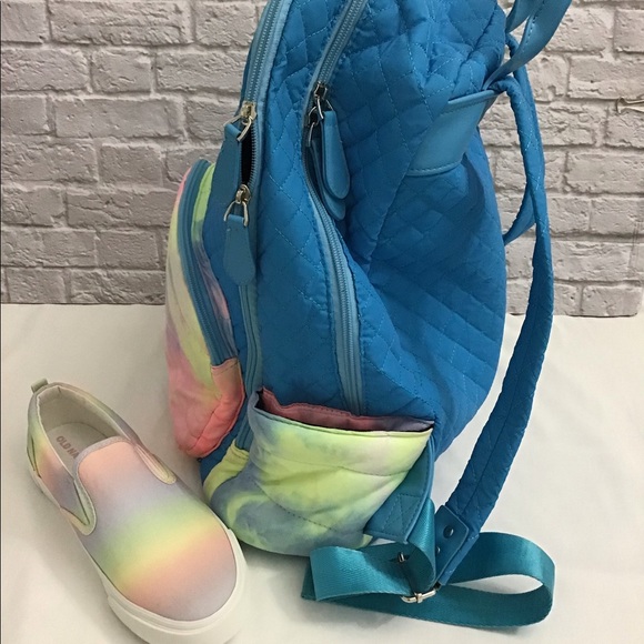 Kids Unisex Set of Tie-Dye Slip-on Sneakers size 5 and Bapi Lynn Backpack - Picture 12 of 13